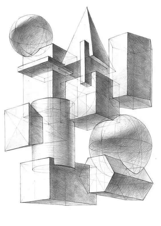新手素描畫正方體，應(yīng)該怎么畫？