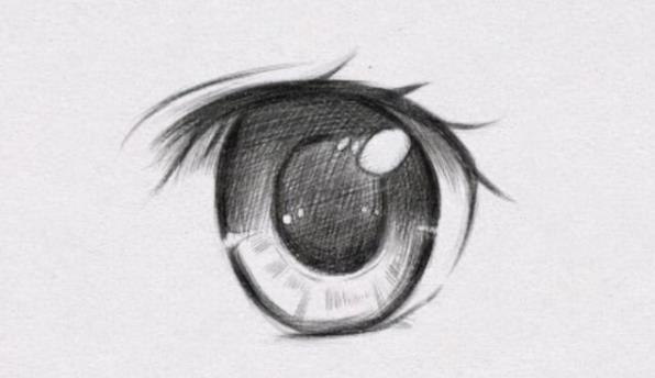 廣州美術(shù)培訓(xùn)班，教你怎么畫動(dòng)漫人物的眼睛素描