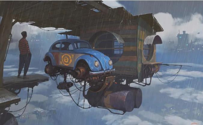 國際插畫課程 | 復古與未來科技的碰撞，阿根廷概念插畫師筆觸下的蒸汽朋克