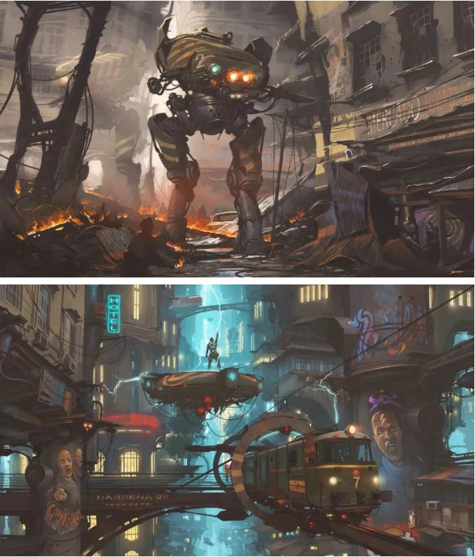 國際插畫課程 | 復古與未來科技的碰撞，阿根廷概念插畫師筆觸下的蒸汽朋克