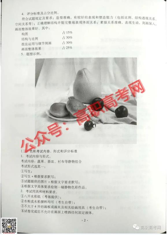 技能證書 | 美術(shù)高職高考詳解，附2021年高職高考《美術(shù)基礎(chǔ)》考試說(shuō)明及樣題